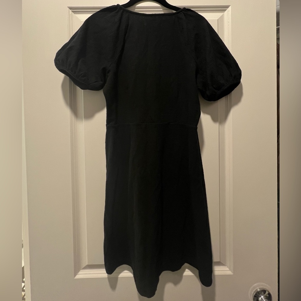 Texture & Thread Puff-Sleeve Dress - Picture 2 of 2